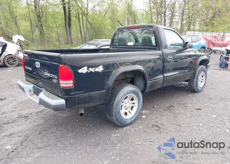 2004 Dodge Dakota from USA, damaged, VIN 1D7GG16K44S588932